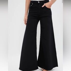 Citizens Of Humanity Amari Black Wide Leg Jeans